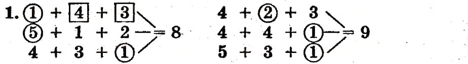 Завдання № 1 - сторінка 79 - ГДЗ Математика 1 клас Ф.М. Рівкінд, Л.В. Оляницька 2012
