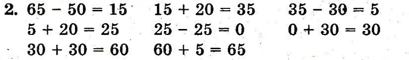Завдання № 2 - сторінка 125 - ГДЗ Математика 1 клас Ф.М. Рівкінд, Л.В. Оляницька 2012