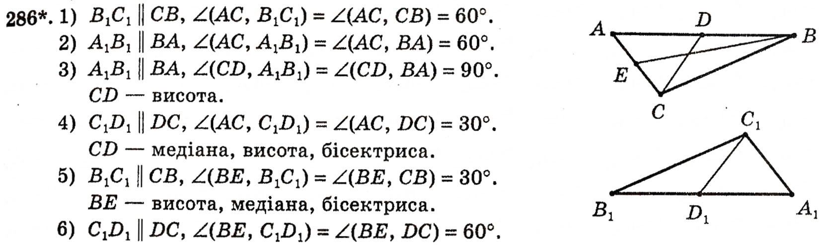 Завдання № 286 - § 7. Властивості паралельних площин - ГДЗ Геометрія 10 клас М.І. Бурда, Н.А. Тарасенкова 2010 - Академічний рівень
