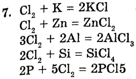 Завдання № 7 - § 2. Неметали - ГДЗ Хімія 10 клас П.П. Попель, Л.С. Крикля 2010