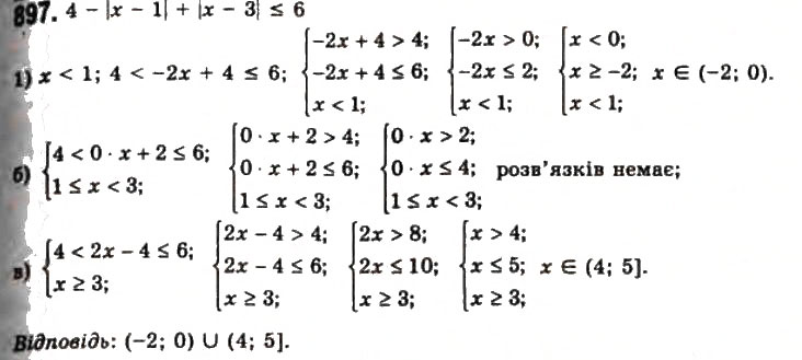 Завдання № 897 - § 23. Застосування похідної для розв'язування рівнянь - ГДЗ Алгебра 11 клас Г.П. Бевз, В.Г. Бевз, Н.Г. Владимирова 2011 - Академічний, профільний рівні