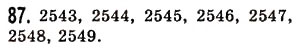 Завдання № 87 - § 2. Порівняння натуральних чисел - ГДЗ Математика 5 клас О.С. Істер 2013