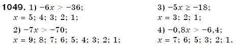 Завдання № 1049 - 36. Множення раціональних чисел - ГДЗ Математика 6 клас А.Г. Мерзляк, В.Б. Полонський, М.С. Якір 2006