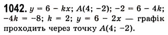 Завдання № 1042 - 27. Розв’язування систем лінійних рівнянь методом підстановки - ГДЗ Алгебра 7 клас А.Г. Мерзляк, В.Б. Полонський, М.С. Якір 2008