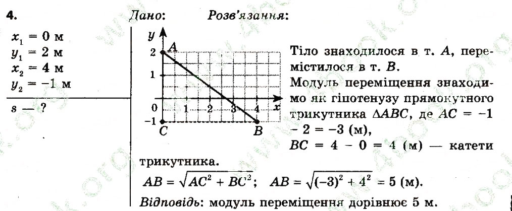 Завдання № 4 - Вправа 4 - ГДЗ Фізика 7 клас Т.М. Засєкіна, Д.О. Засєкін 2015