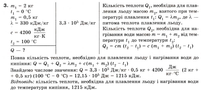 Завдання № 3 - Вправа 33 - ГДЗ Фізика 8 клас Є.В. Коршак, О.І. Ляшенко, В.Ф. Савченко 2008