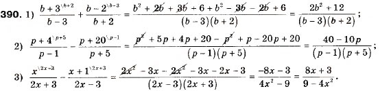 Завдання № 390 - 11. Квадратична функція, її графік і властивості - ГДЗ Алгебра 9 клас А.Г. Мерзляк, В.Б. Полонський, М.С. Якір 2009