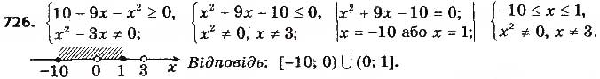 Завдання № 726 - § 16. Арифметична прогресія, її властивості. Формула n-го члена арифметичної прогресії - ГДЗ Алгебра 9 клас О.С. Істер 2017