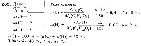 Завдання № 262 - § 28. Жири - ГДЗ Хімія 9 клас П.П. Попель, Л.С. Крикля 2009
