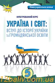 Підручник Україна і світ: вступ до історії України Щупак 2022 - скачати, читати онлайн