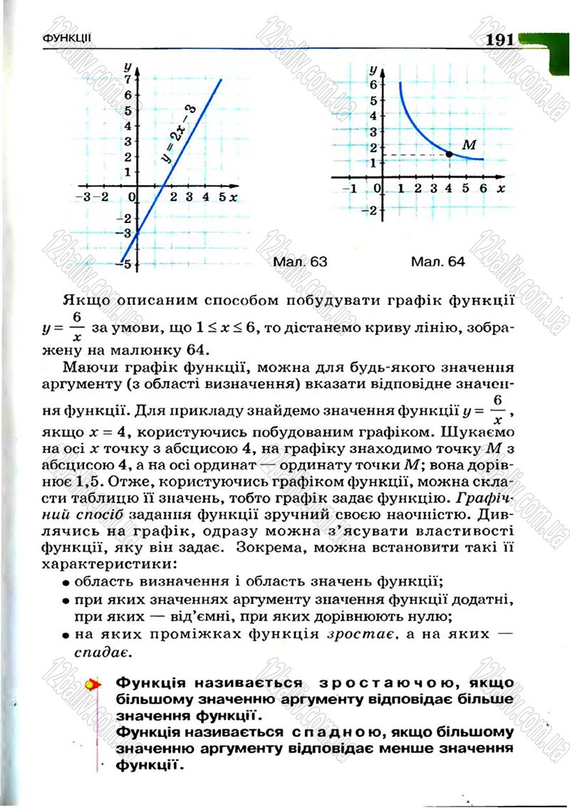 Сторінка 191 - Підручник Алгебра 7 клас Г.П. Бевз, В.Г. Бевз 2007