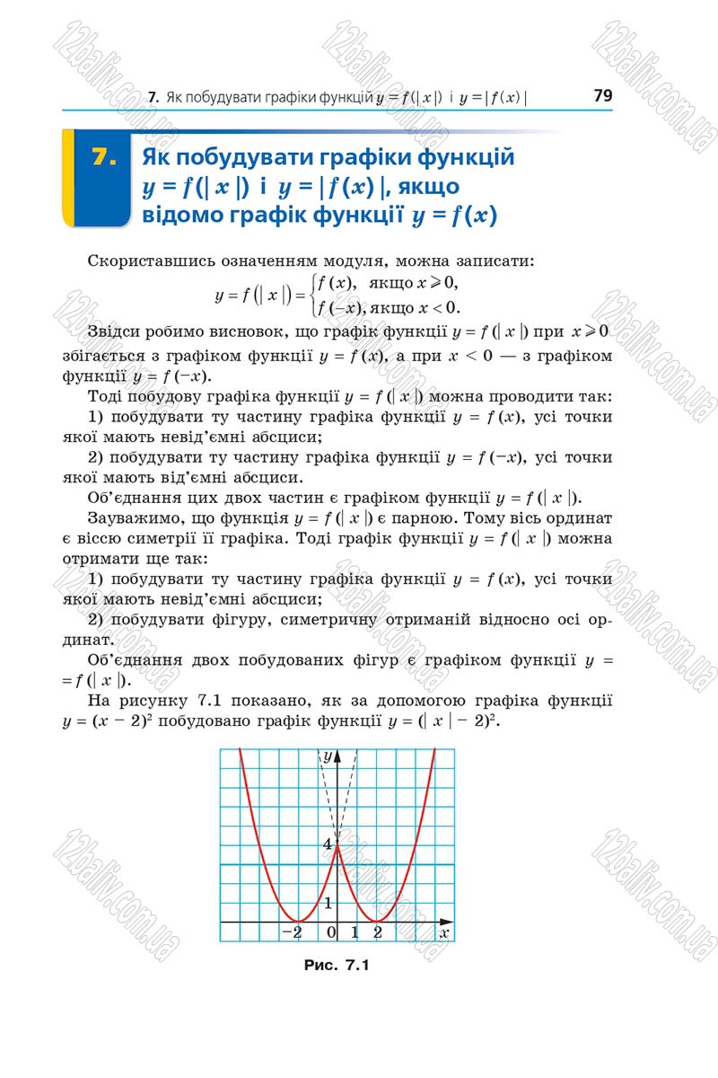 Сторінка 79 - Підручник Алгебра 9 клас А.Г. Мерзляк, В.Б. Полонський, М.С. Якір 2017 - Поглиблене вивчення