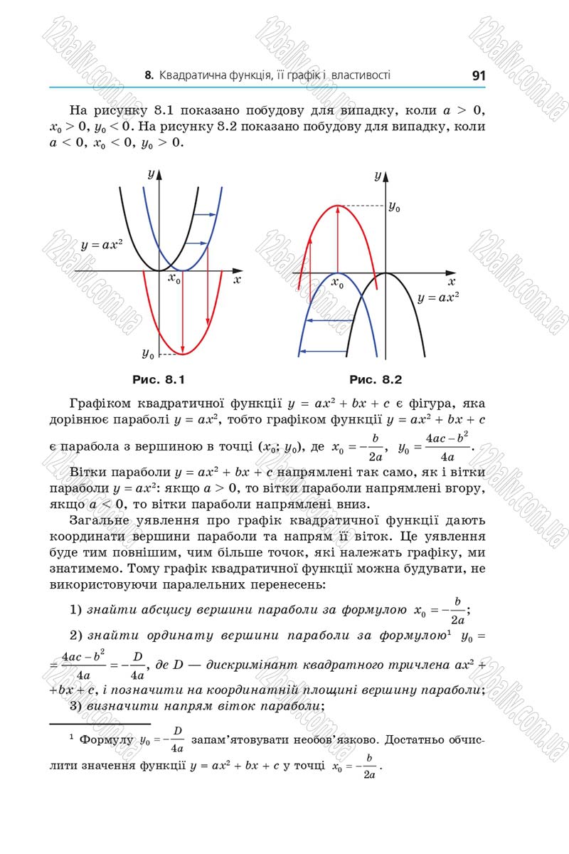 Сторінка 91 - Підручник Алгебра 9 клас А.Г. Мерзляк, В.Б. Полонський, М.С. Якір 2017 - Поглиблене вивчення