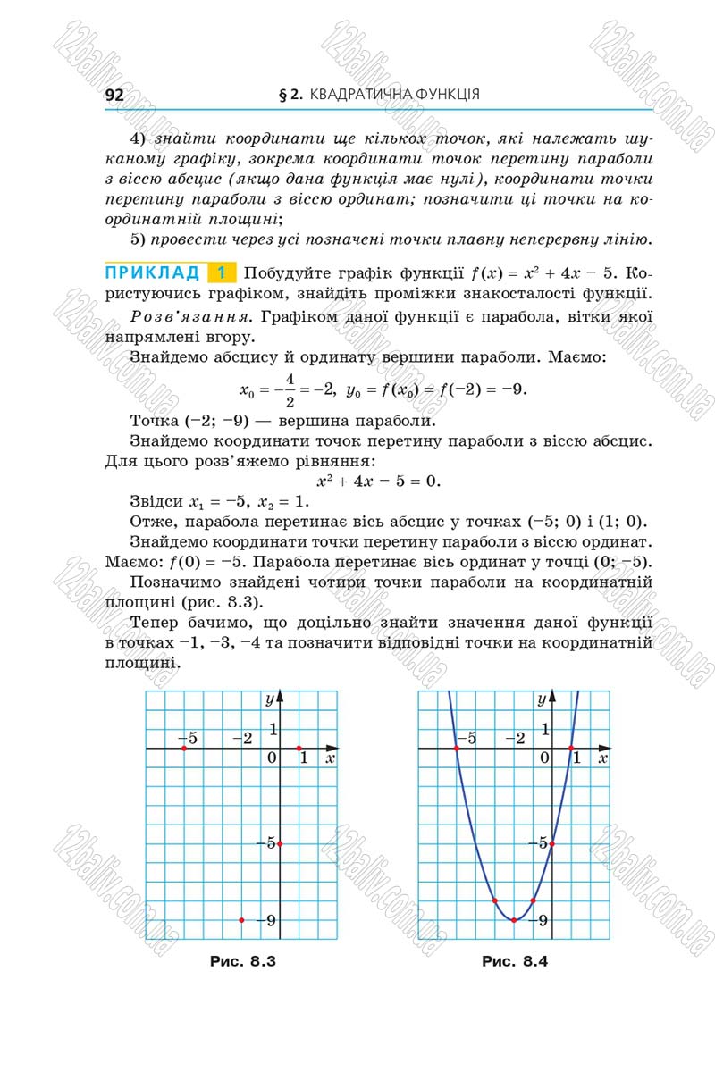 Сторінка 92 - Підручник Алгебра 9 клас А.Г. Мерзляк, В.Б. Полонський, М.С. Якір 2017 - Поглиблене вивчення