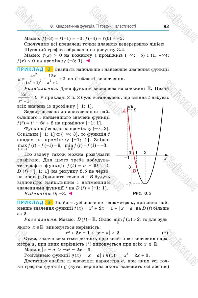 Сторінка 93 - Підручник Алгебра 9 клас А.Г. Мерзляк, В.Б. Полонський, М.С. Якір 2017 - Поглиблене вивчення