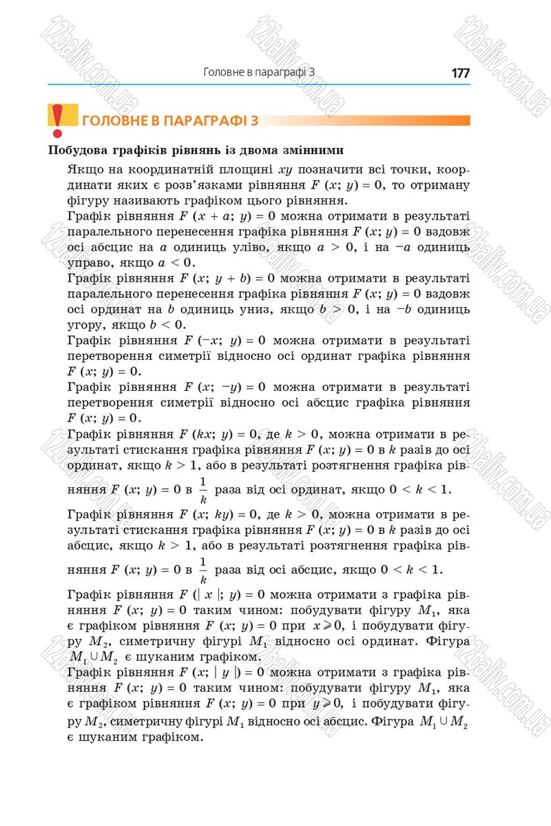 Сторінка 177 - Підручник Алгебра 9 клас А.Г. Мерзляк, В.Б. Полонський, М.С. Якір 2017 - Поглиблене вивчення