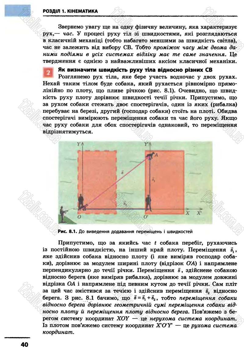Сторінка 40 - Підручник Фізика 10 клас В.Г. Бар’яхтар, Ф.Я. Божинова 2010 - Академічний рівень