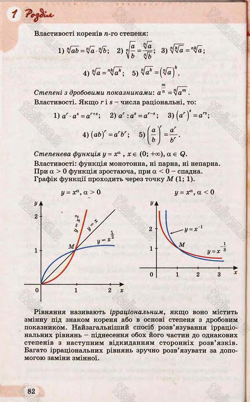 Сторінка 82 - Підручник Математика 10 клас Бевз 2011 - Рівень стандарту