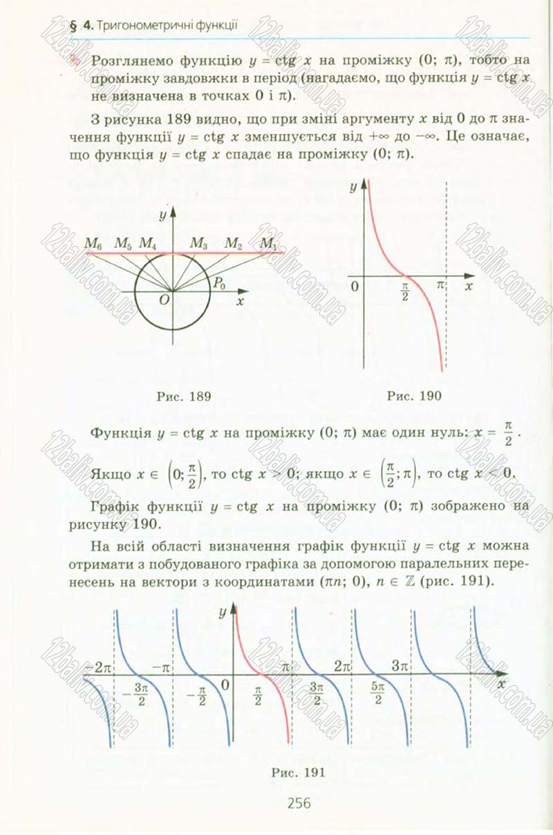 Сторінка 256 - Підручник Алгебра 10 клас А.Г. Мерзляк, Д.А. Номіровський, В.Б. Полонський, М.С. Якір 2010 - Профільний рівень