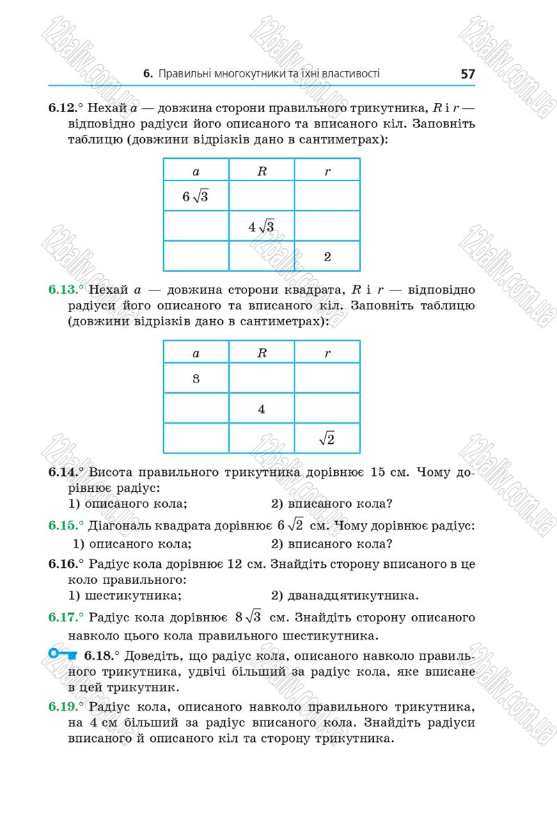 Сторінка 57 - Підручник Геометрія 9 клас Мерзляк Полонський 2017
