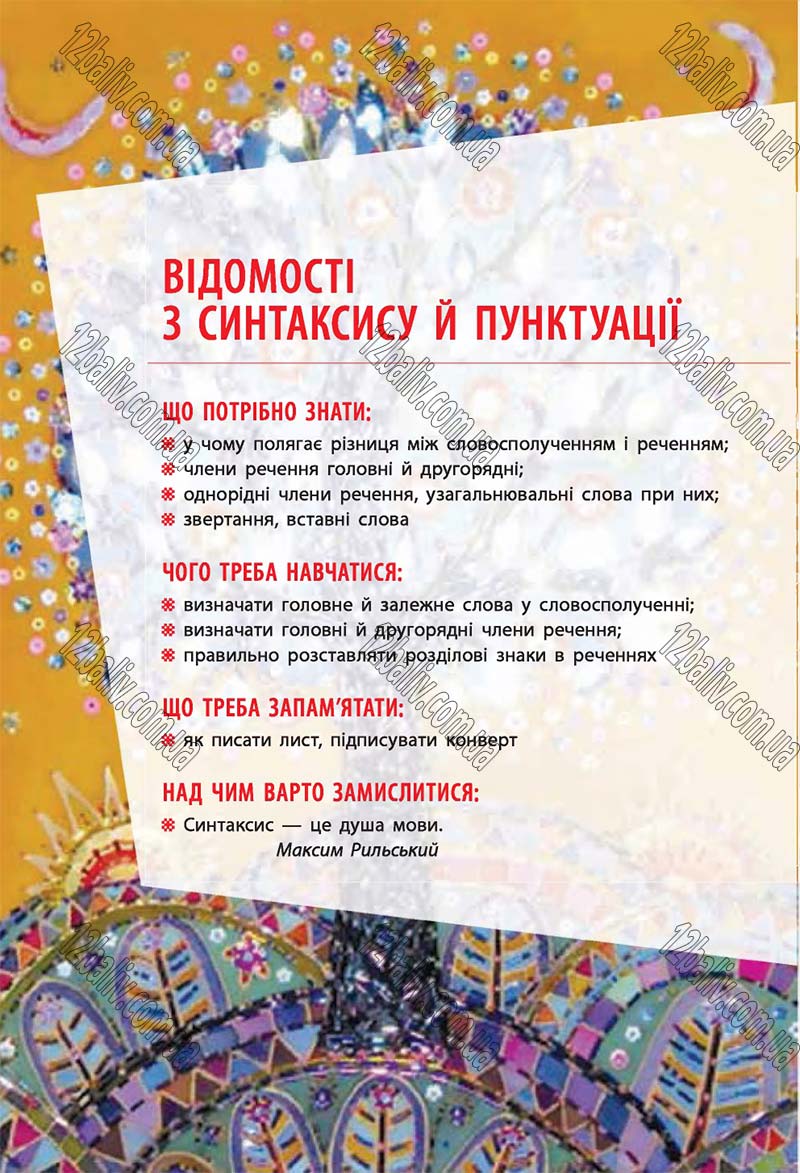 Сторінка 174 - Скачати підручник 5 клас Українська мова Глазова 2018 рік (НОВА ПРОГРАМА)