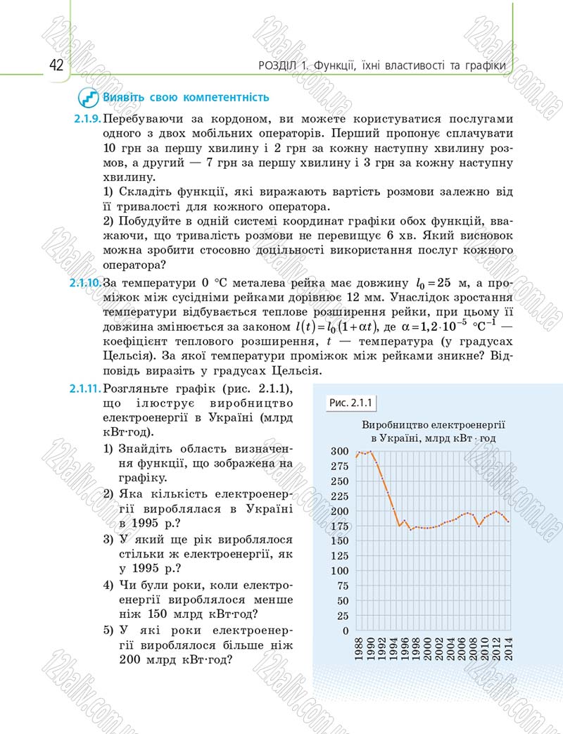 Сторінка 42 - Підручник 10 клас Математика Нелін 2018