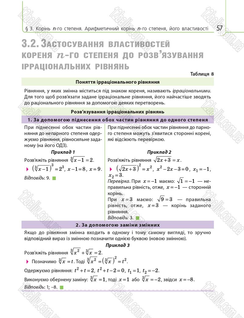 Сторінка 57 - Підручник 10 клас Математика Нелін 2018