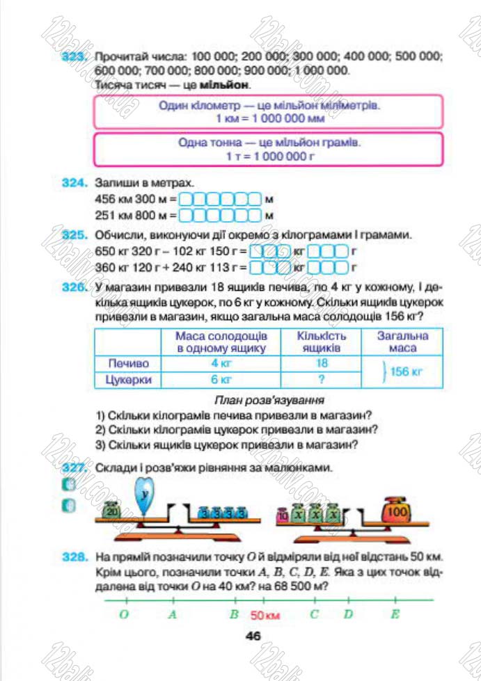 Сторінка 46 - Підручник (учебник) Математика 4 клас Н.О. Будна, М.В. Беденко 2015 - скачати