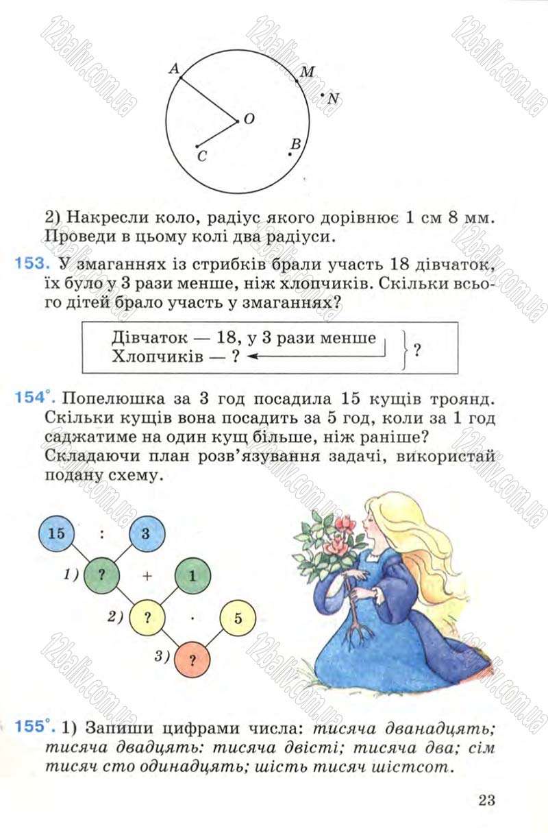 Сторінка 23 - Підручник Математика 4 клас М.В. Богданович 2004