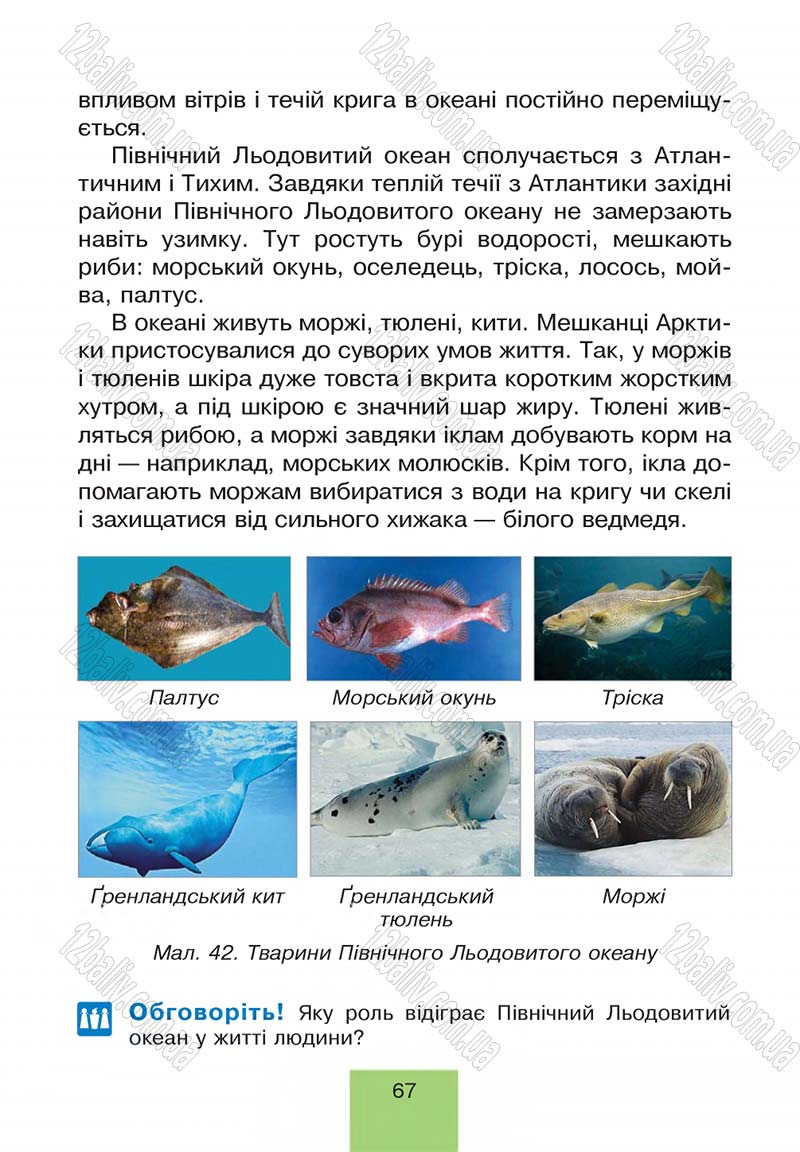 Сторінка 67 - Підручник Природознавство 4 клас Т.В. Гладюк, М.М. Гладюк 2015