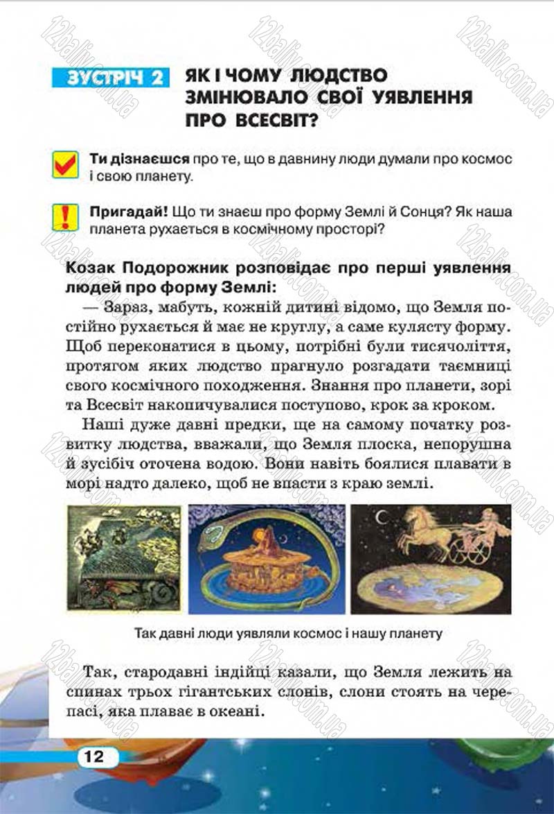 Сторінка 12 - Підручник Природознавство 4 клас І.В. Грущинська 2015