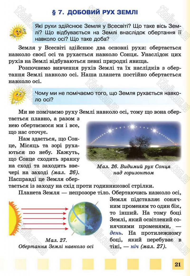 Сторінка 21 - Підручник Природознавство 4 клас І.І. Жаркова, Л.А. Мечник 2015