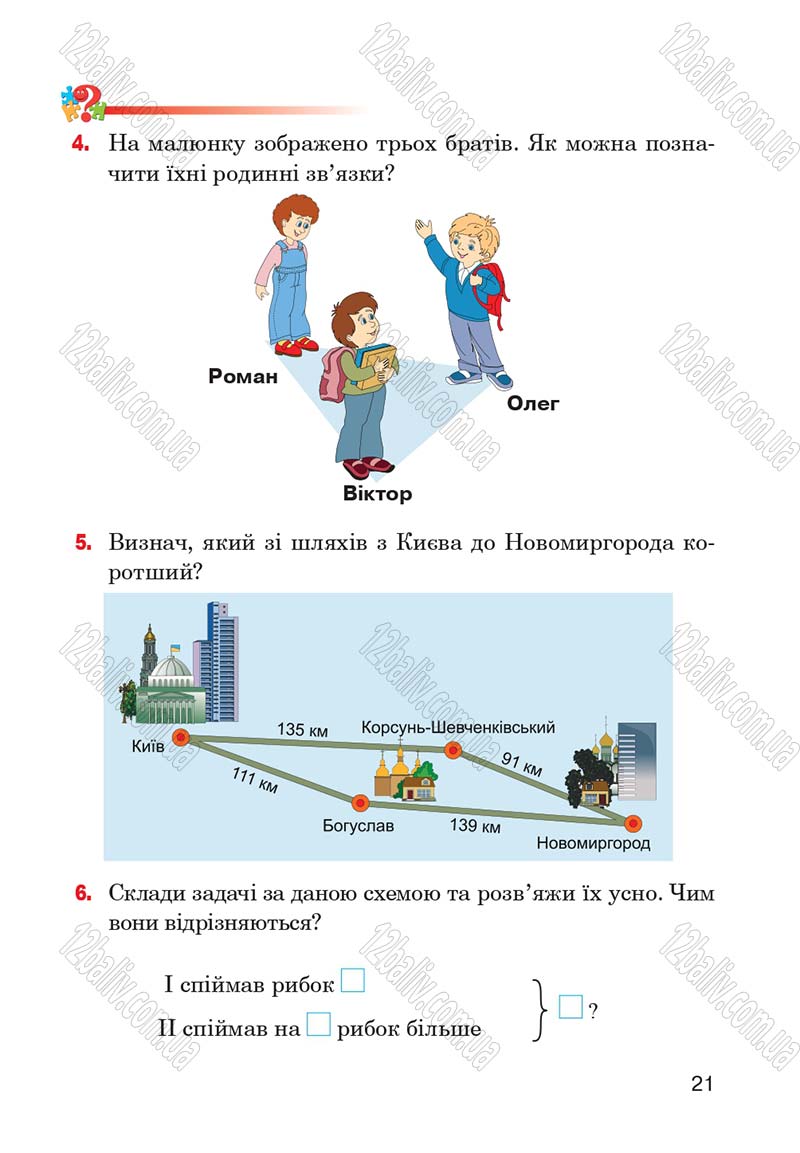 Сторінка 21 - Підручник Інформатика 4 клас М.М. Левшин, Є.О. Лодатко, В.В. Камишин 2015