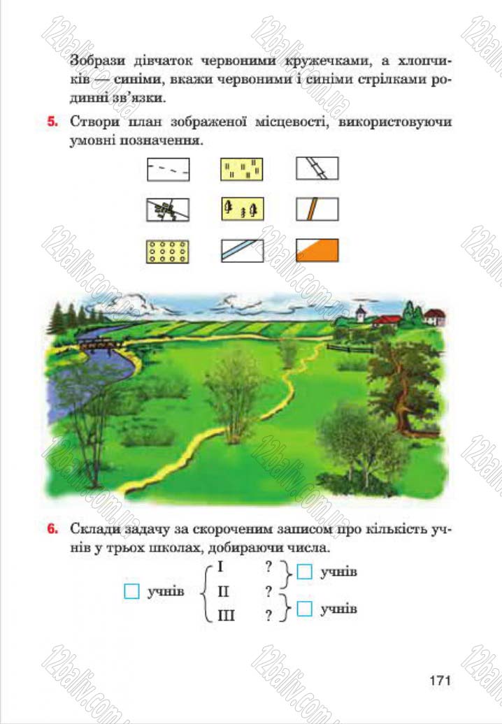 Сторінка 171 - Підручник Інформатика 4 клас М.М. Левшин, Є.О. Лодатко, В.В. Камишин 2015