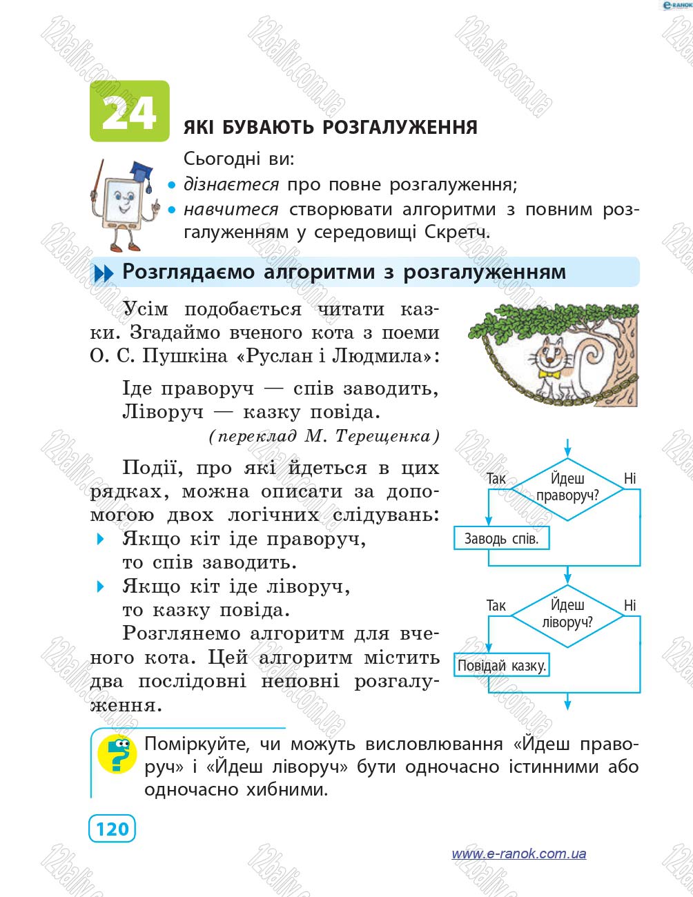 Сторінка 120 - Підручник Інформатика 4 клас М.М. Корнієнко, С.М. Крамаровська, І.Т. Зарецька 2015