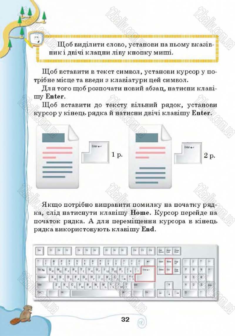 Сторінка 32 - Підручник Учебник Інформатика 4 клас Г.В. Ломаковська, Г.О. Проценко, Й.Я. Ривкінд 2015
