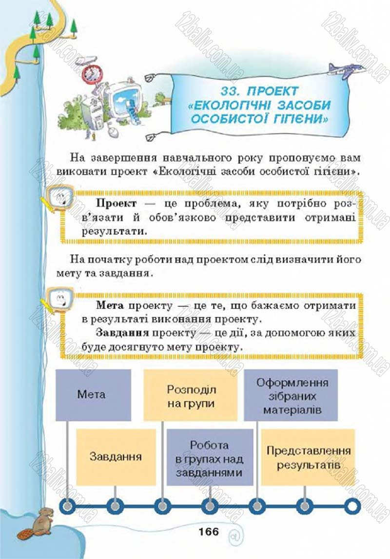 Сторінка 166 - Підручник Учебник Інформатика 4 клас Г.В. Ломаковська, Г.О. Проценко, Й.Я. Ривкінд 2015