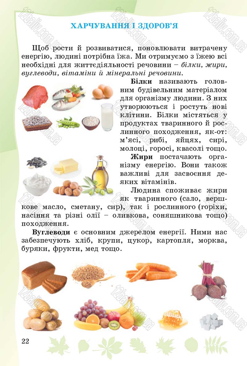 Сторінка 22 - Підручник Основи здоров'я 4 клас О.В. Гнaтюк 2015