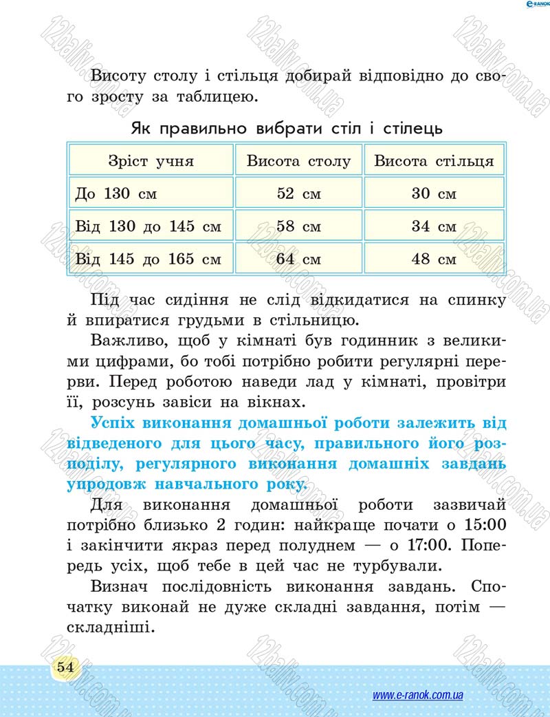 Сторінка 54 - Підручник Основи здоров'я 4 клас Т.Є. Бойченко, Н.С. Коваль 2015