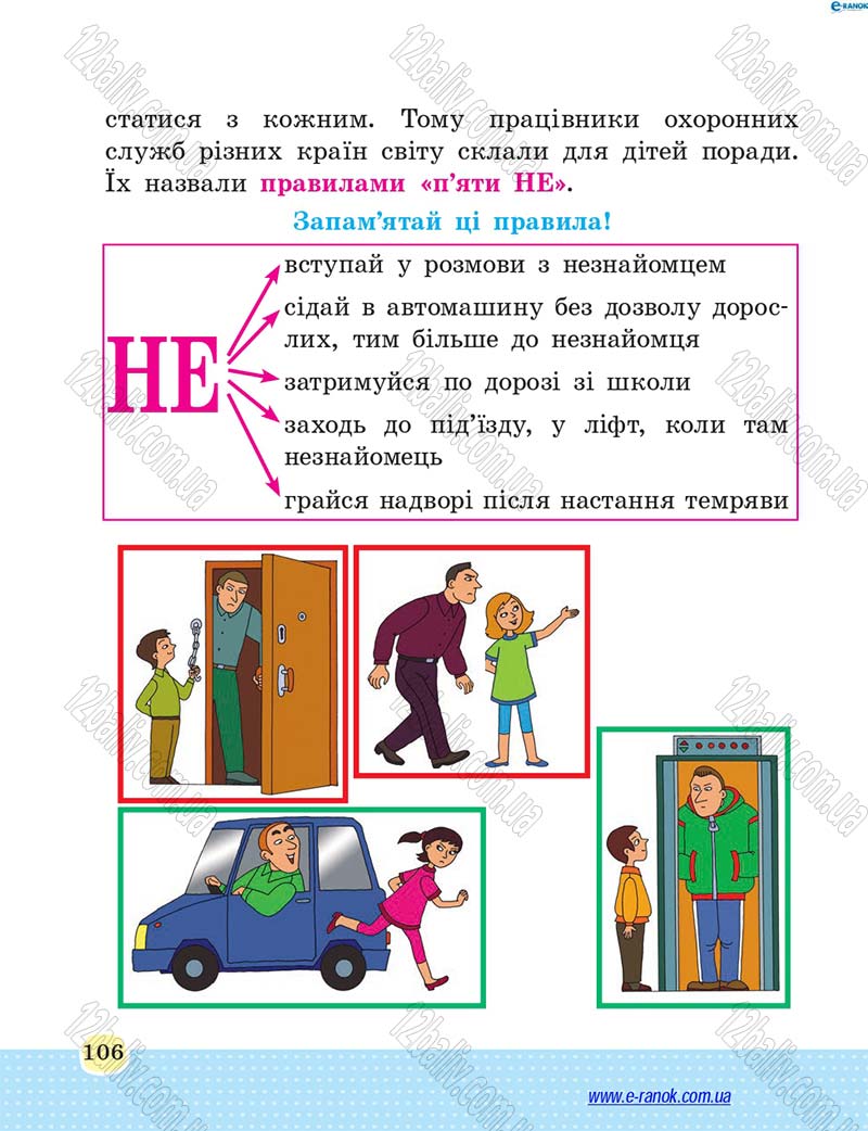 Сторінка 106 - Підручник Основи здоров'я 4 клас Т.Є. Бойченко, Н.С. Коваль 2015
