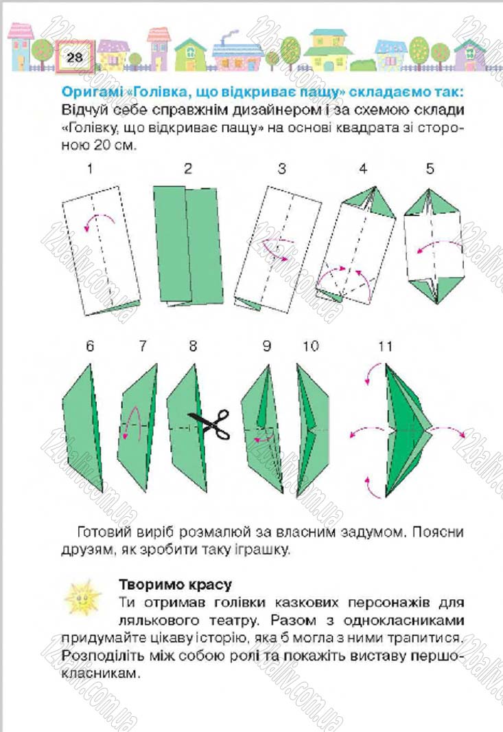 Сторінка 28 - Підручник Трудове навчання 4 клас Н.В. Котелянець, О.В. Агеєва 2015