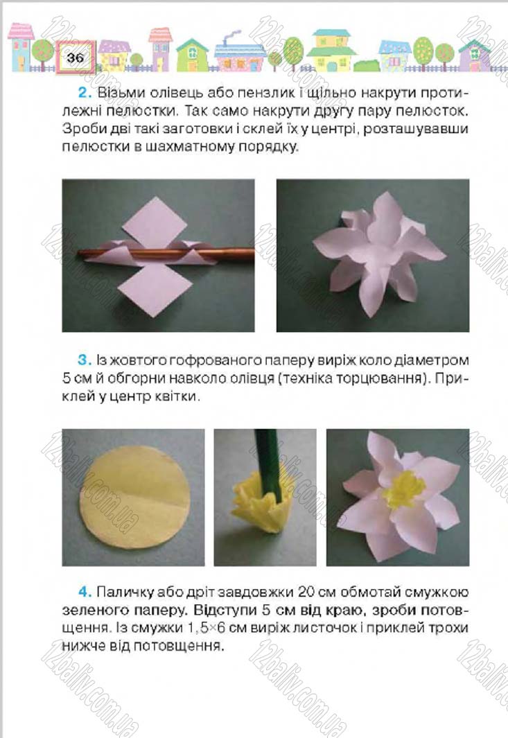 Сторінка 36 - Підручник Трудове навчання 4 клас Н.В. Котелянець, О.В. Агеєва 2015