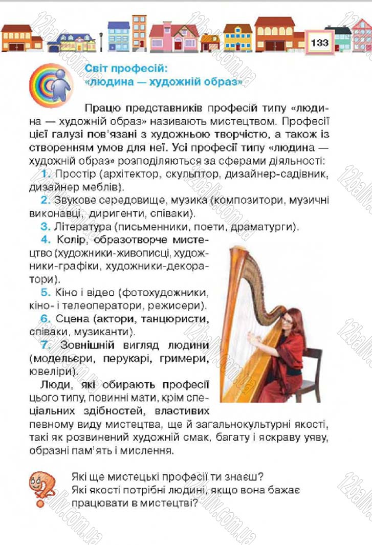 Сторінка 133 - Підручник Трудове навчання 4 клас Н.В. Котелянець, О.В. Агеєва 2015