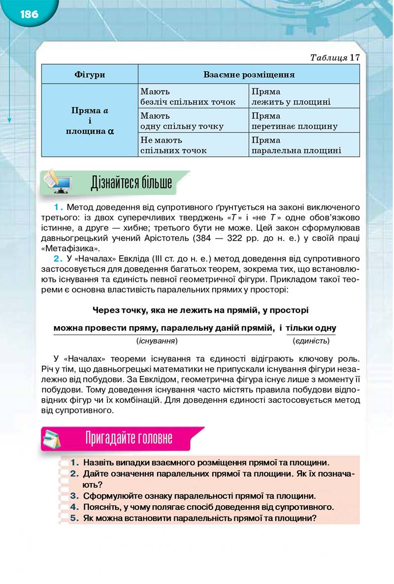 Сторінка 186 - Підручник Математика 10 клас Бурда 2018 - скачати