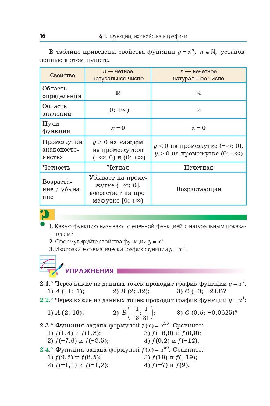 Сторінка 16 - Учебник Математика 10 клас А. Г. Мерзляк, Д. А. Номіровський, В. Б. Полонський, М. С. Якір 2018