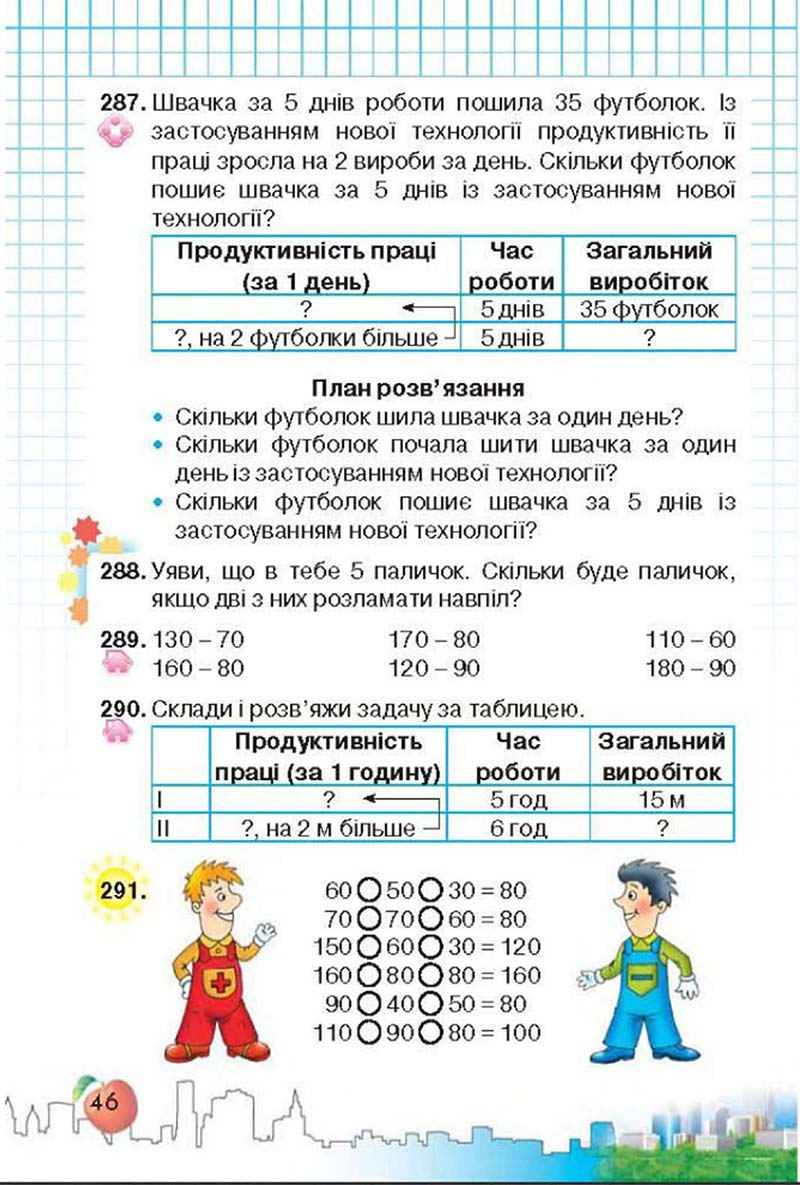 Сторінка 46 - Підручник Математика 3 клас Ф.М. Рівкінд, Л.В. Оляницька 2013
