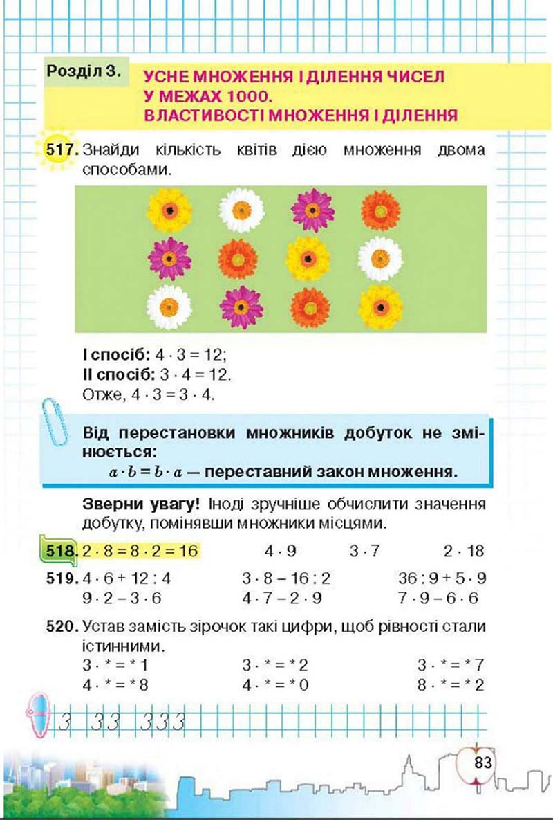 Сторінка 83 - Підручник Математика 3 клас Ф.М. Рівкінд, Л.В. Оляницька 2013