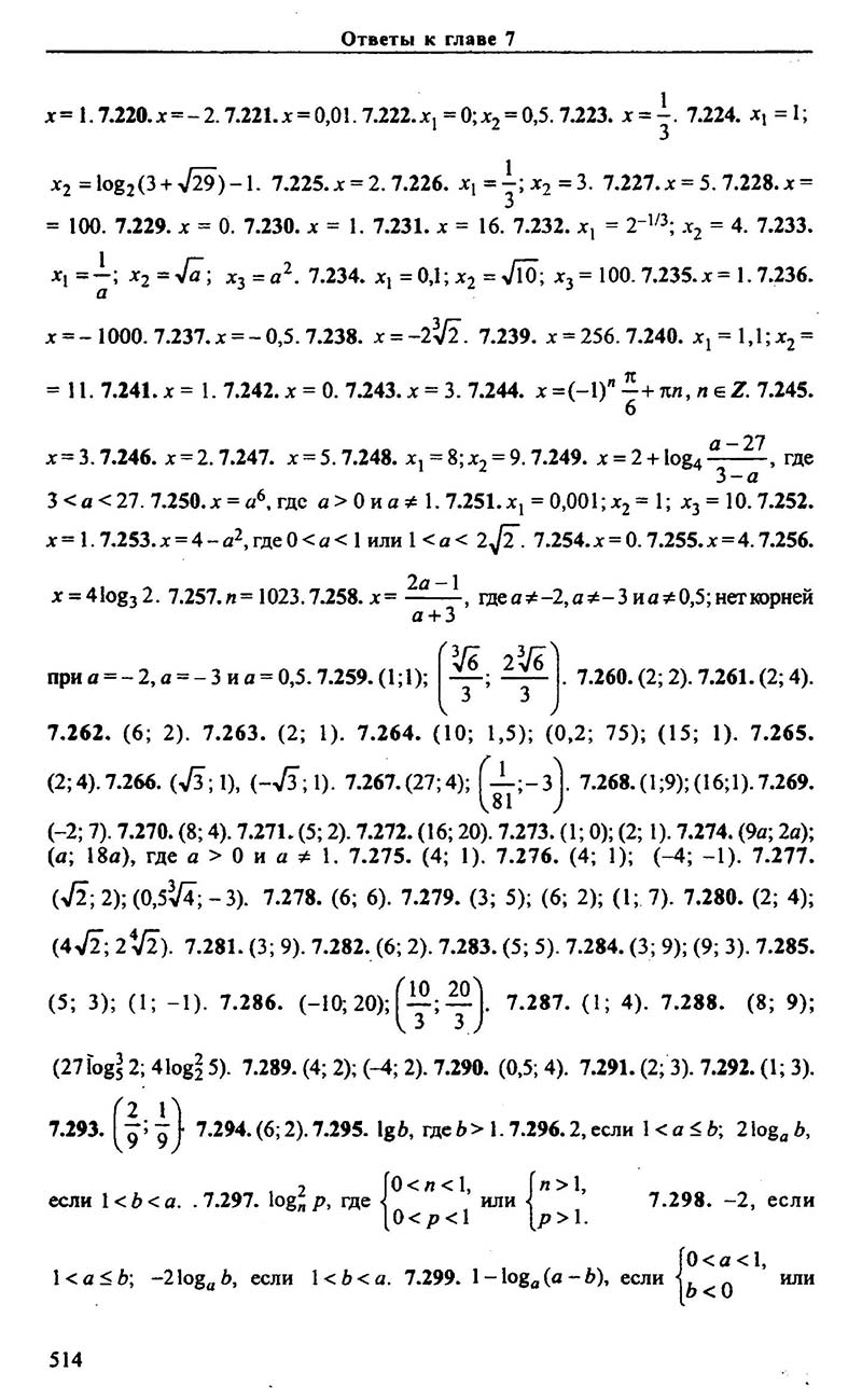 Сторінка 514 - Підручник Алгебра 9,10,11 клас М.І. Сканаві 2013 - Збірник задач