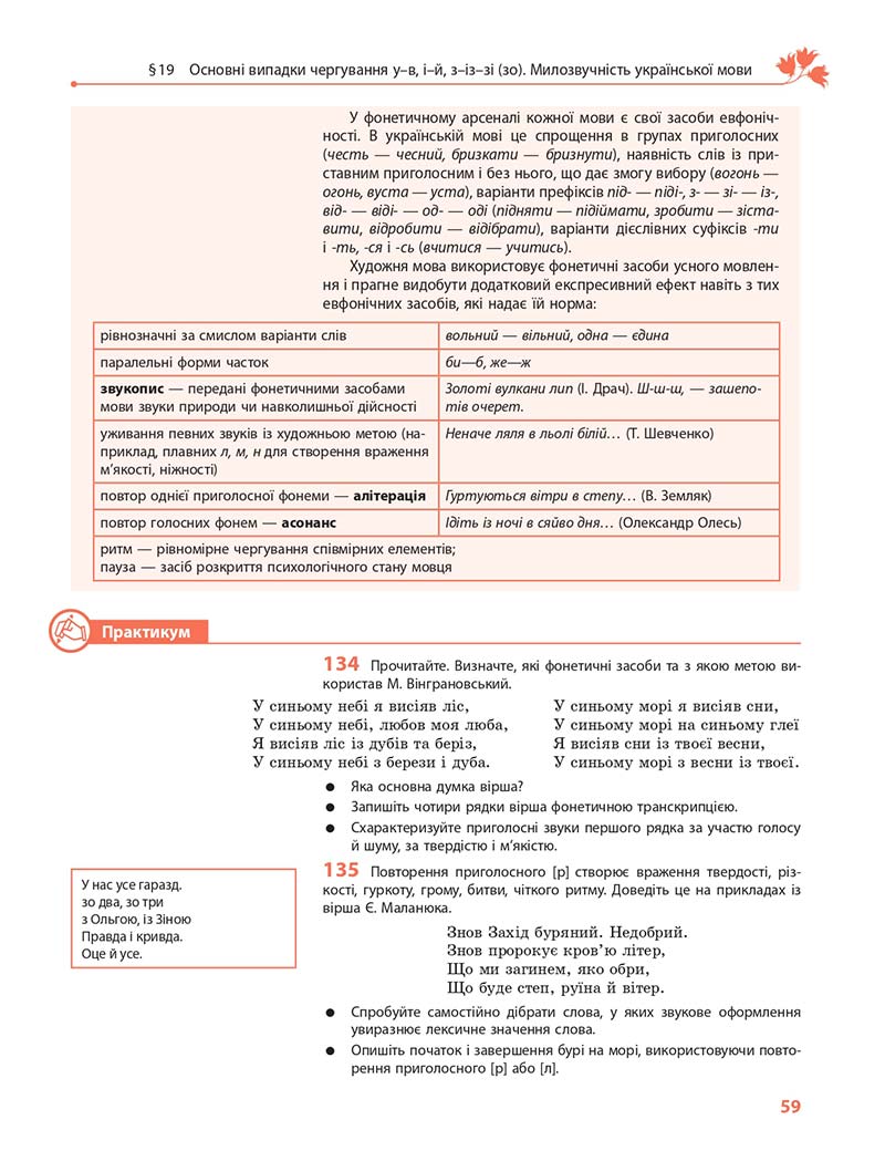 Сторінка 59 - Підручник Українська мова 10 клас С. О. Караман, О. М. Горошкіна, О. В. Караман 2018 - Профільний рівень