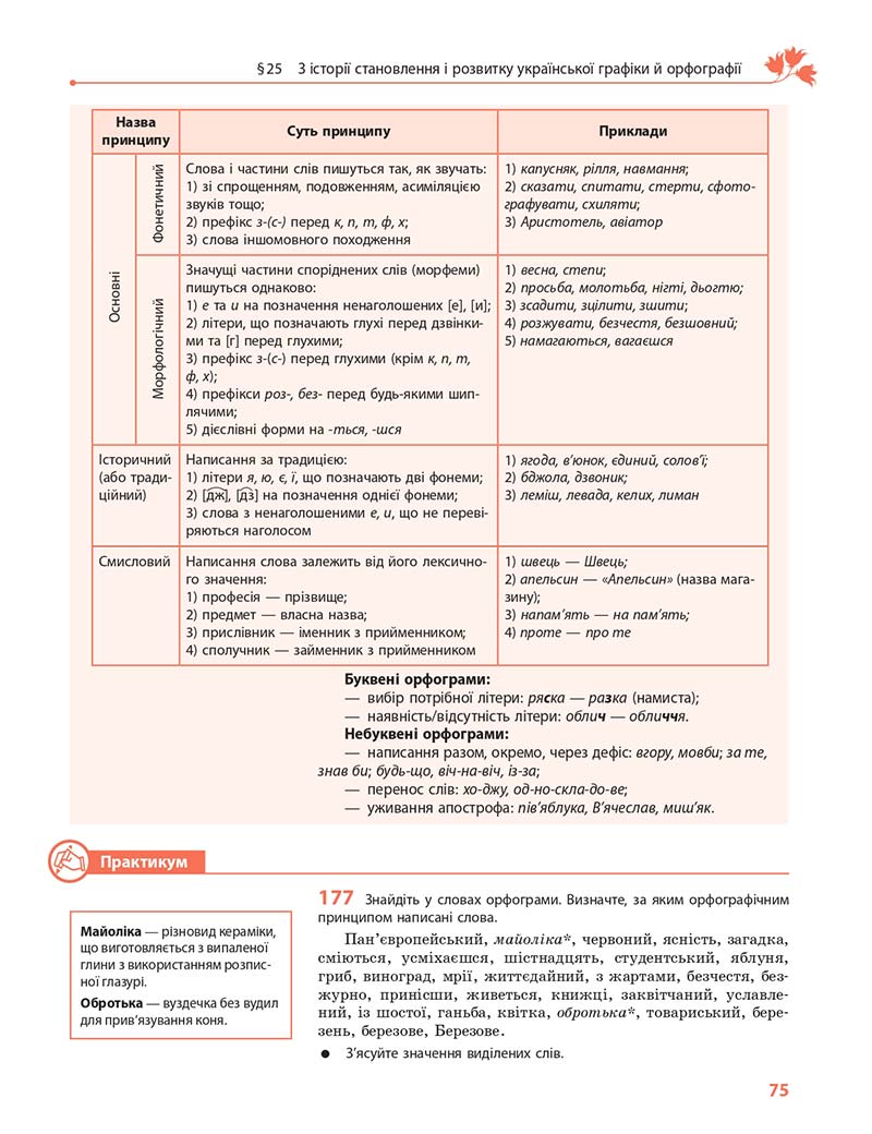 Сторінка 75 - Підручник Українська мова 10 клас С. О. Караман, О. М. Горошкіна, О. В. Караман 2018 - Профільний рівень